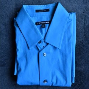 Express 1MX Modern Fit Dress Shirt